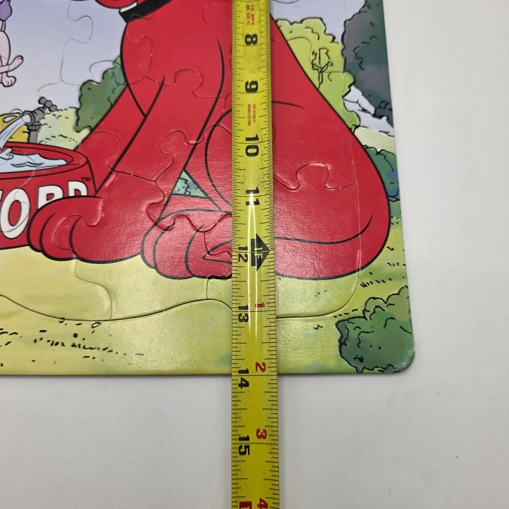 RoseArt Clifford Big Red Dog Inlaid Puzzle Kids Red Summer Fun Scholastic 2002